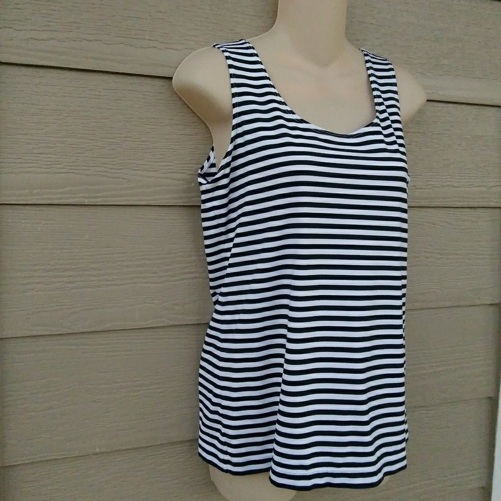 Chico's Pin Stripe Tank - size 1